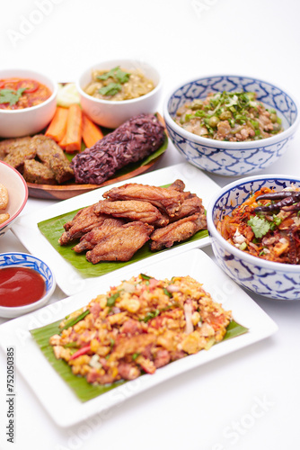many dishes, Northern Style Thai foods.
