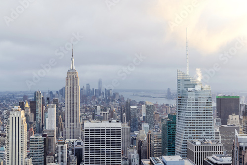 Manhattan skyline in New York
