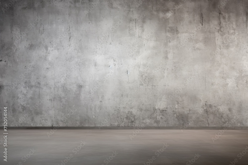 A simple image of an empty room with concrete walls and floor. Suitable for industrial or minimalist design concepts A simple image of an empty room with concrete walls and floor. Suitable for industrial or minimalist design concepts