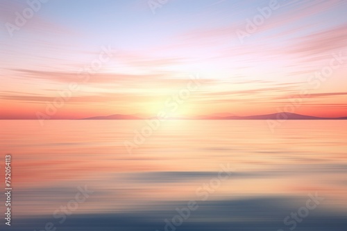 Beautiful sunset over calm water, ideal for nature backgrounds