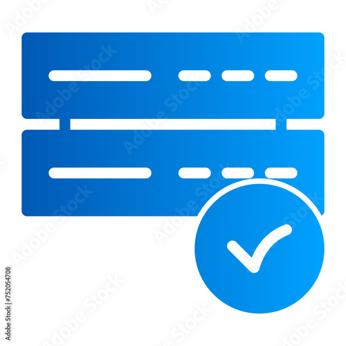 This is the Interface icon from the Data Storage and Databases icon collection with an Solid Gradient style