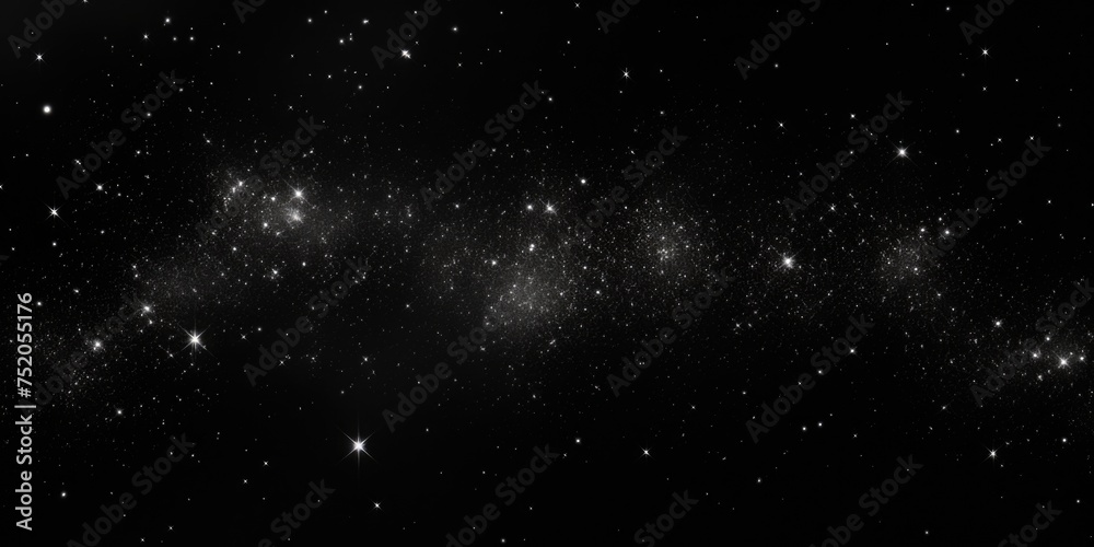 A striking black and white image of stars in the night sky. Perfect for astronomy enthusiasts or backgrounds for digital projects