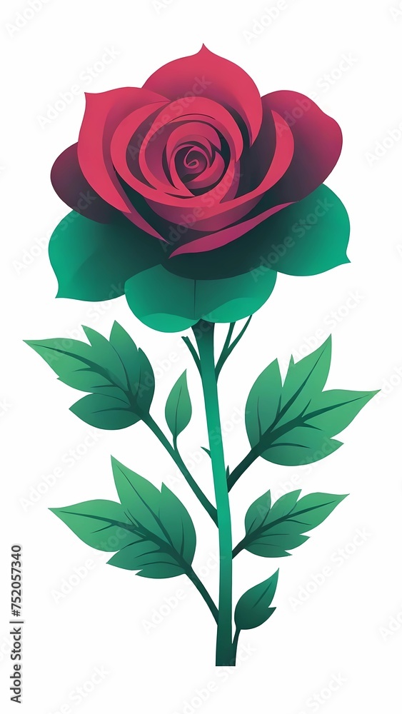 illustration of a rose