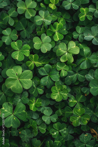 Three leaf clover backgrounds-Shamrock