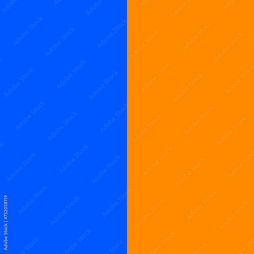 Two blue and orange vertical lines