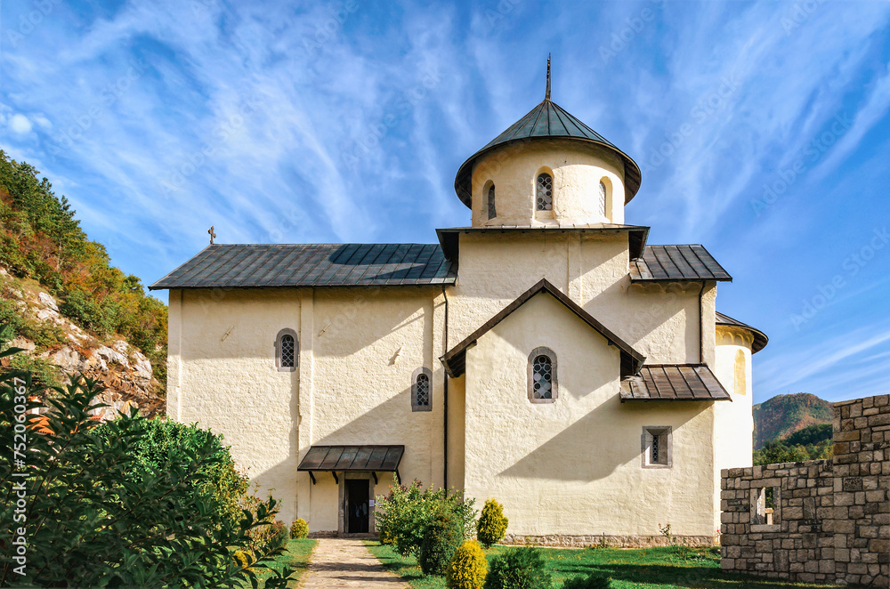 Moraca monastery in Montenegro