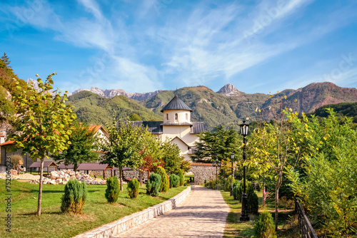 Obraz na płótnie Moraca monastery in Montenegro w salonie