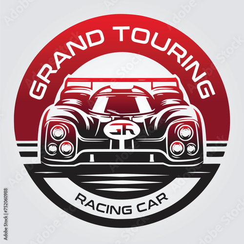 Racing logo illustration