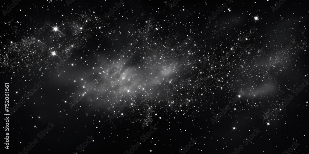 A captivating black and white photo of a cluster of stars. Perfect for astronomy enthusiasts