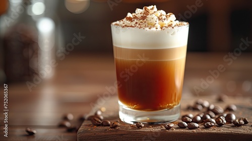 Irish coffee from Dublin, Ireland, is a mixture of black coffee, Irish whiskey and cream