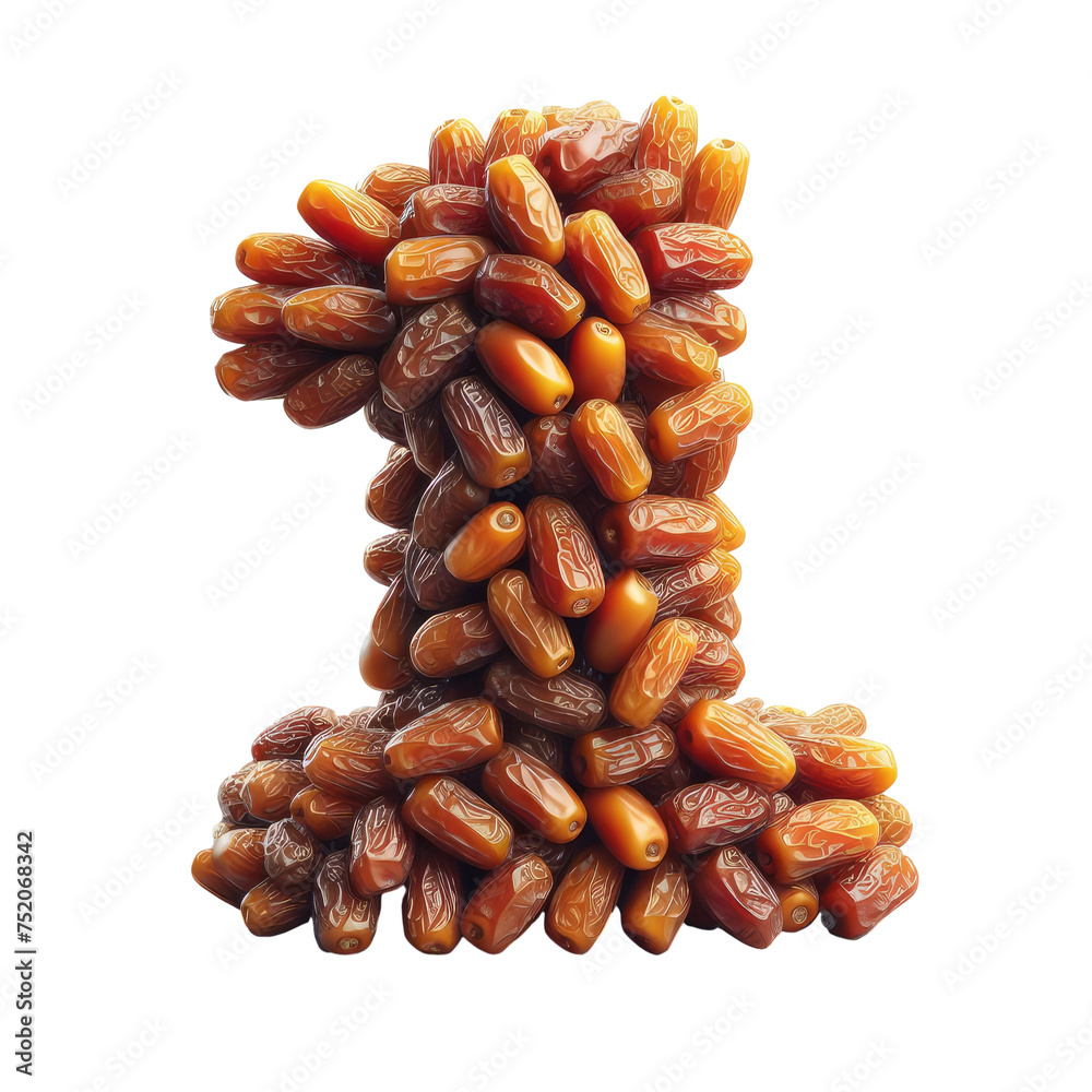 Isolated 3D Letter on a Clear PNG Canvas Generative AI Isolated 3D Letter on a Clear PNG Canvas Generative AI