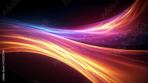 Bright lights and blurred lines abstract background