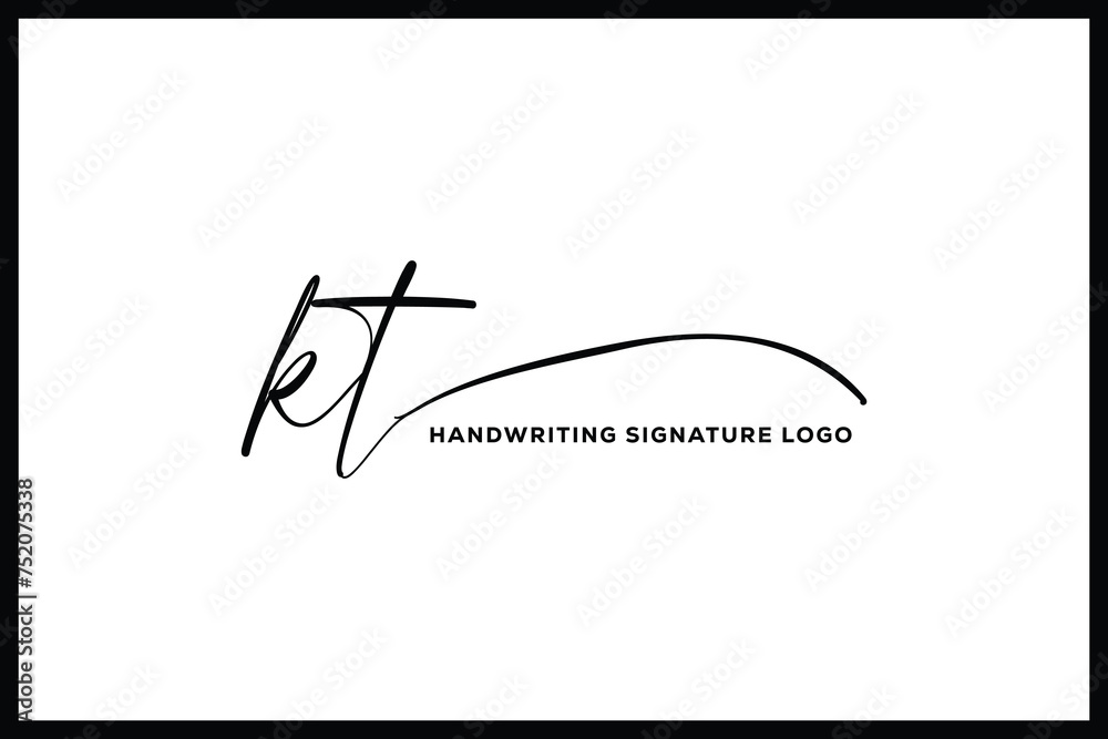 KT initials Handwriting signature logo. KT Hand drawn Calligraphy lettering Vector. KT letter real estate, beauty, photography letter logo design KT initials Handwriting signature logo. KT Hand drawn Calligraphy lettering Vector. KT letter real estate, beauty, photography letter logo design