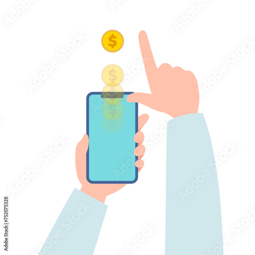 スマホで課金購入