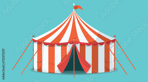 Circus tent with flag © Nobel