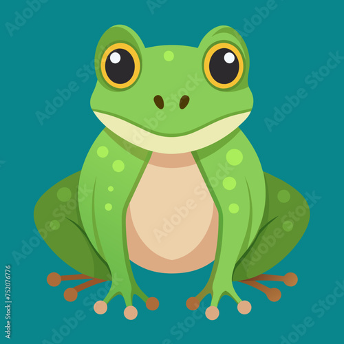 Frog Toad polliwog animal froggy frogling pet vector illustration draw cartoon pretty cute