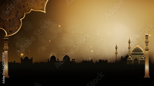 Ramadan Kareem greeting background, happy eid mubarak, eid al fitr adha