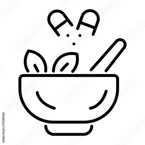 Check out linear icon of herbal medicine 