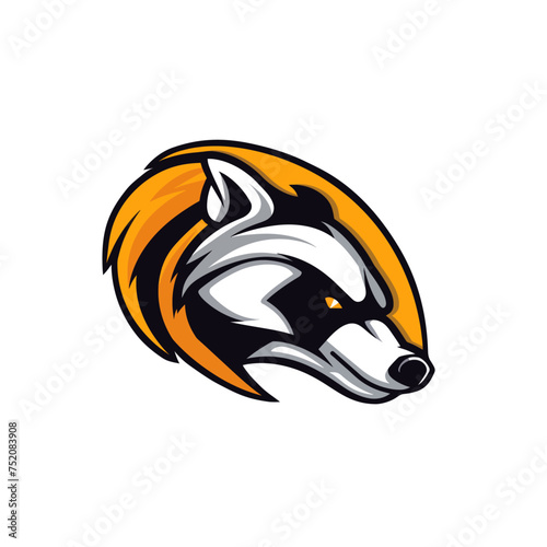angry badger mascot, team sports, esports character