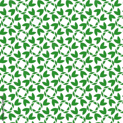 green leaf seamless design background 