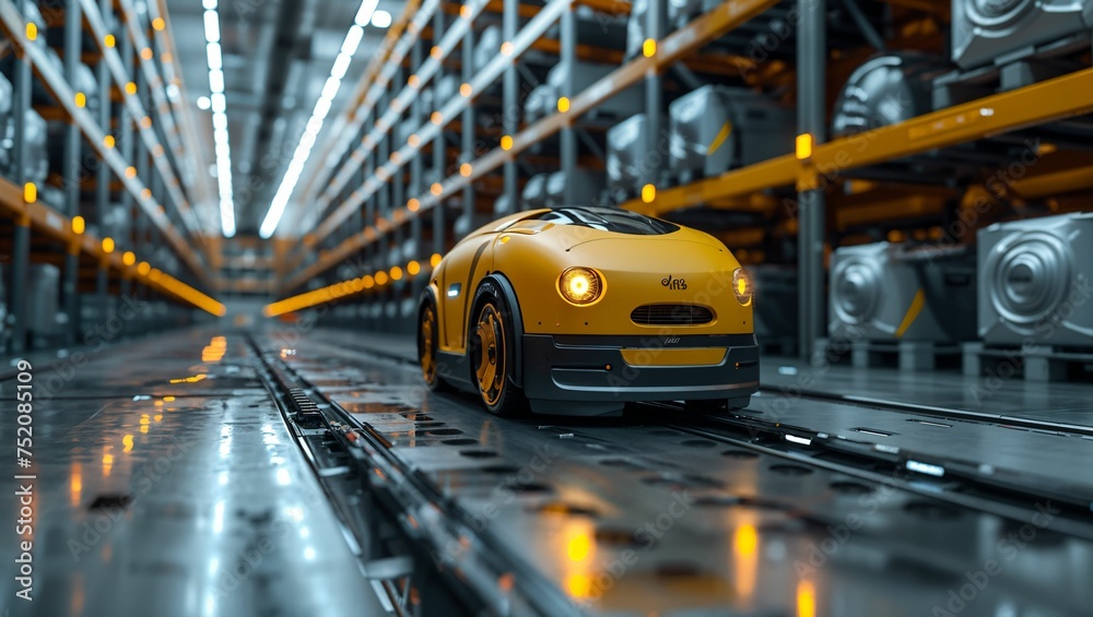 AI-powered robotics in logistics, automated warehousing, efficiency AI-powered robotics in logistics, automated warehousing, efficiency
