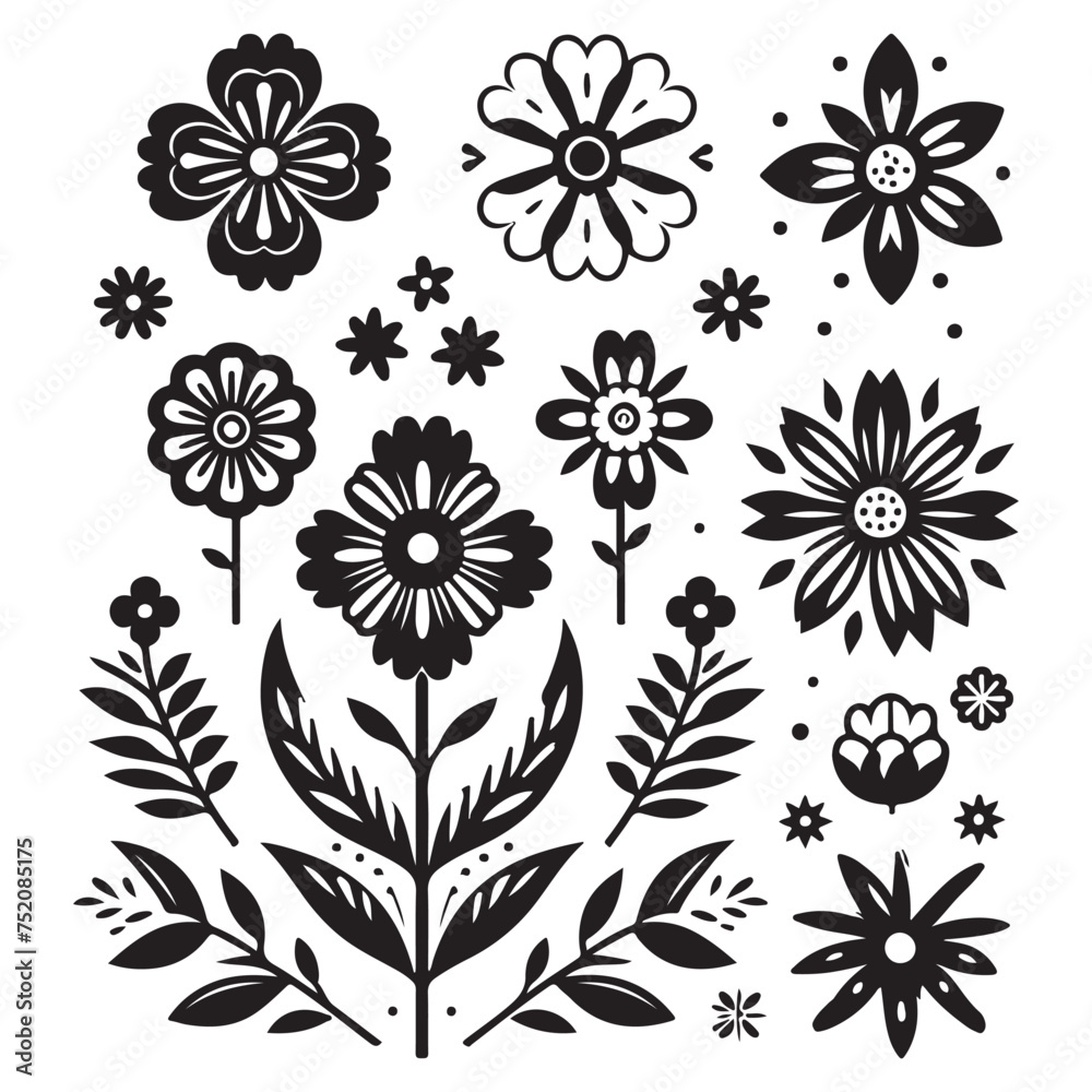 Fototapeta premium seamless floral pattern