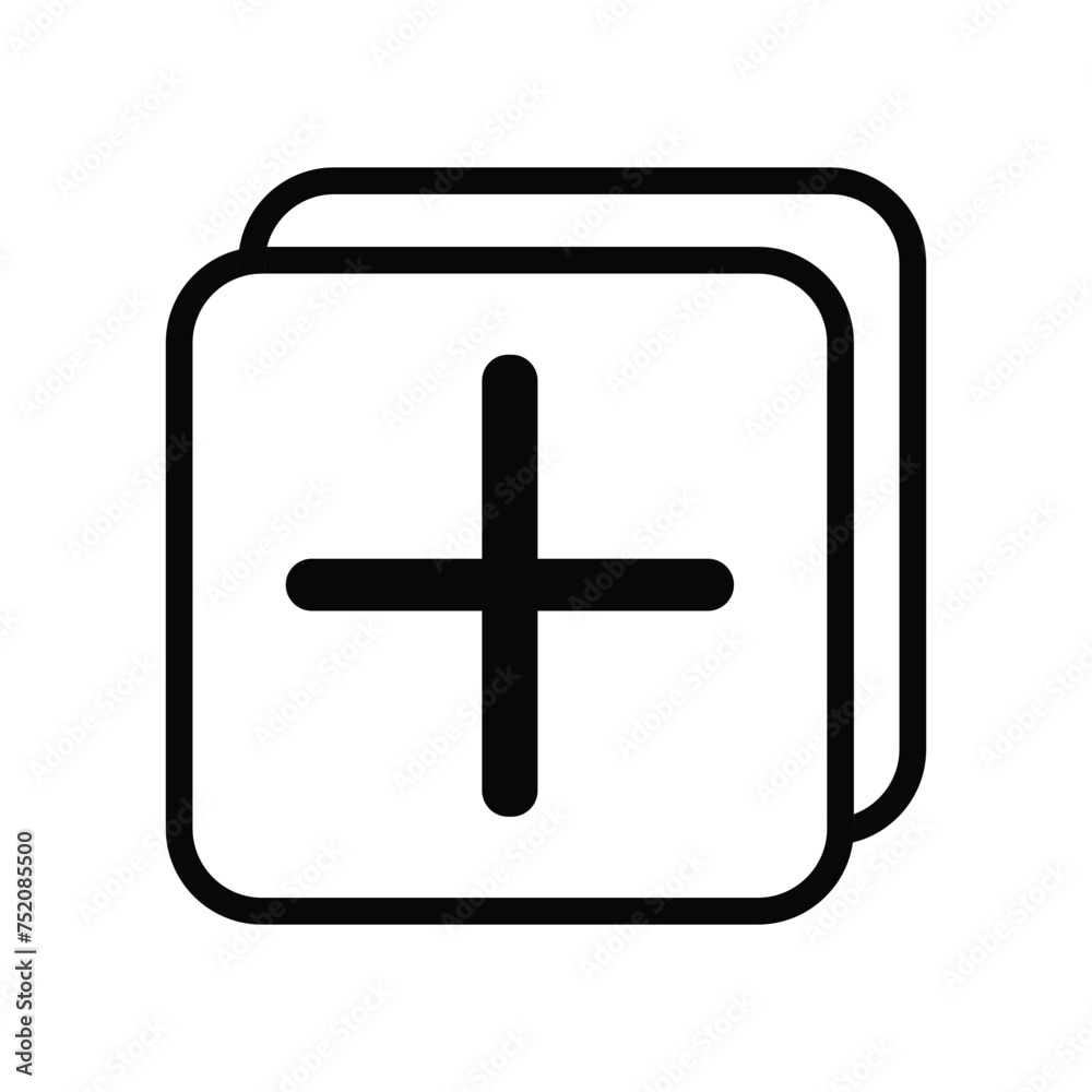 add flat simple icon add flat simple icon