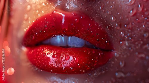 close up of lips