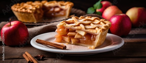 Delicious Plate of Apple Pi...