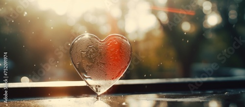 Romantic Heart Symbol on Mi...