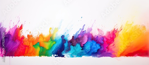 Vibrant Rainbow of Colorful...
