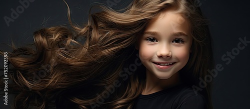 Adorable Smiling Girl with ...