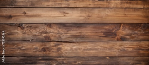 Rustic Wooden Wall with Intricate Brown Wood Texture - Background Design Element