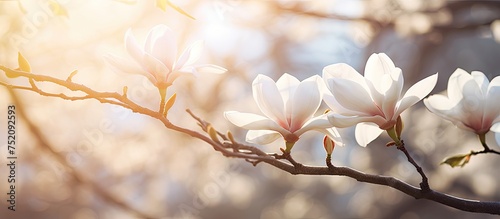 Ethereal White Magnolia Blo...