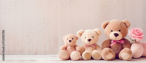 Adorable Teddy Bears Surrou...
