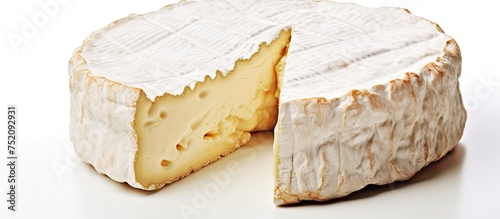 Delectable Camembert Cheese with a Share Delightfully Missing, Normandy Dairy Classic