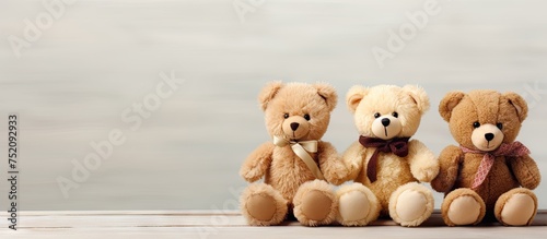 Cherubic Trio of Teddy Bear...