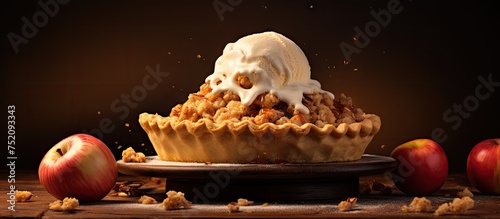 Delicious Apple Pie Served ...