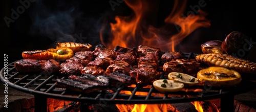 Sizzling Grill with an Asso...
