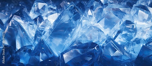 Frozen Blue Crystals Sparkl...