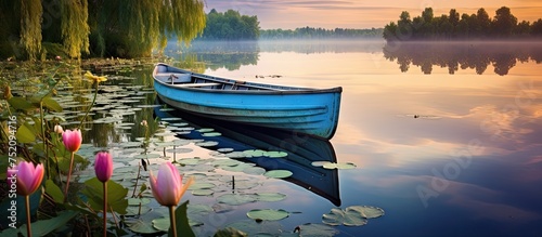 Tranquil Scene: Vintage Blu...