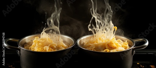 Steamy Instant Noodles: Two...