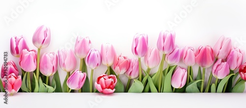 Vibrant Pink Tulips Bloomin...