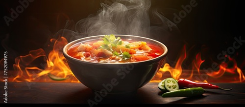 Spicy Hot and Sour Soup Gar...