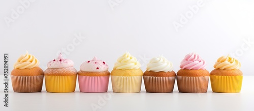 Colorful Cupcakes with Vibr...