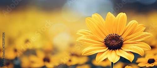 Vibrant Yellow Blossom in a...