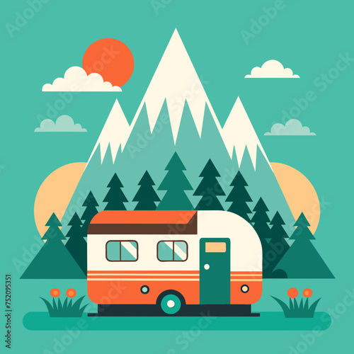 Camping in the Forest and Mountains © wannasak