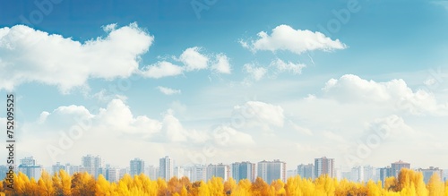 Vibrant Autumn Scene: Golde...
