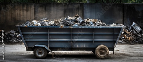 Dump Truck Piled High with ...