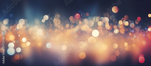 Mesmerizing Glow of Radiant Light in an Abstract Blurred Bokeh Background